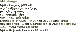 Förkortningar